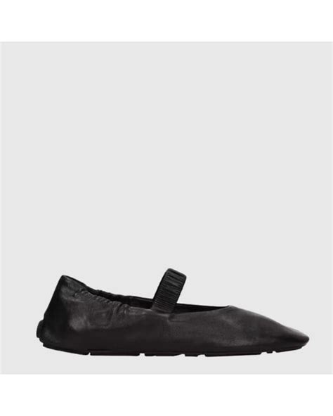 shop prada flats|Prada padded maryjane ballet flats.